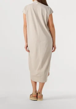 beige penn & ink mini jurk dress
