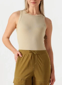 beige penn & ink top singlet