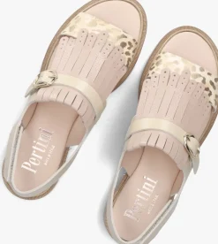 beige pertini platte sandalen 35154