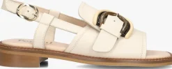 beige pertini platte sandalen 35151