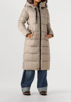 beige peuterey gewatteerde jas nunki mqn 02