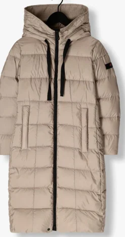 beige peuterey gewatteerde jas nunki mqn 02