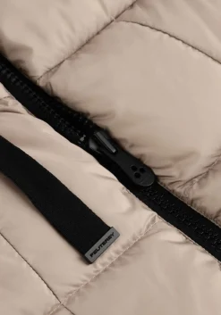 beige peuterey gewatteerde jas nunki mqn 02
