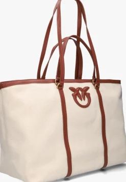 beige pinko shopper miranda shopper extra