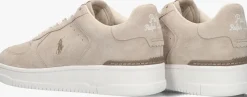 beige polo ralph lauren lage sneakers masters court low top