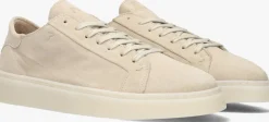 beige posa lage sneakers tennis deco originale