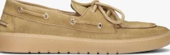 beige posa mocassins boat loafer m