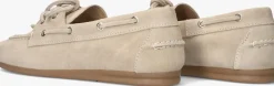 beige posa mocassins boat loafer