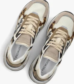 beige premiata lage sneakers sharky-d