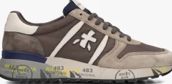beige premiata lage sneakers lander
