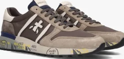beige premiata lage sneakers lander