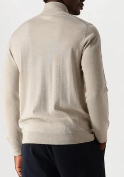 beige profuomo coltrui pullover roll neck