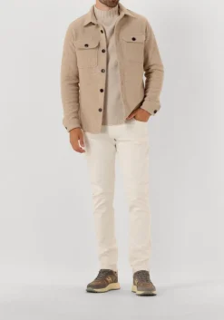 beige profuomo overshirt overshirt structure