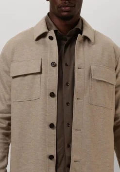 beige profuomo overshirt overshirt knitted