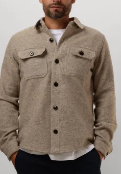 beige profuomo overshirt overshirt texture