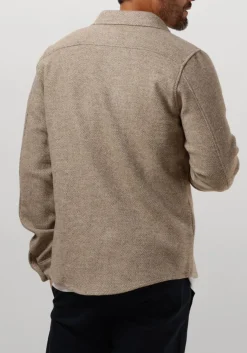 beige profuomo overshirt overshirt texture