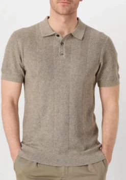 beige profuomo polo polo short sleeve