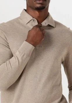 beige profuomo trui polo onepiece luxury basic