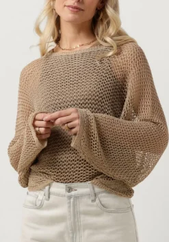 beige resort finest trui crochet sweater