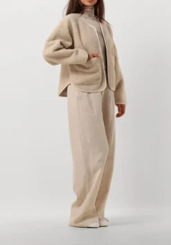 beige rosemunde coltrui silk t-shirt w/ roller neck