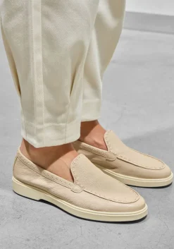 beige santoni instappers yalta row