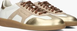 beige santoni lage sneakers dbs olympi