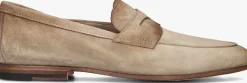 beige santoni loafers 18837 carlo
