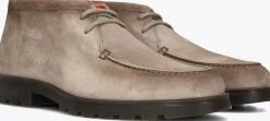 beige santoni veterschoenen 18609