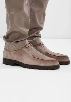 beige santoni veterschoenen 18609