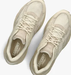 beige saucony lage sneakers progrid omni 9 w