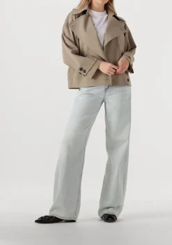 beige second female trenchcoats silvie trench jacket