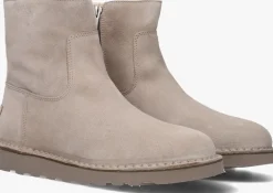 beige shabbies enkelboots palissa mia zip