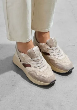 beige softwaves lage sneakers 8.95.05