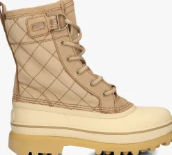 beige sorel veterboots caribou royal wp dames