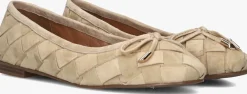 beige stefano lauran ballerina's tb24049