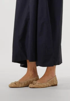 beige stefano lauran ballerina's tb24049