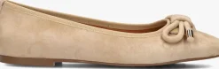 beige stefano lauran ballerina's ss36100
