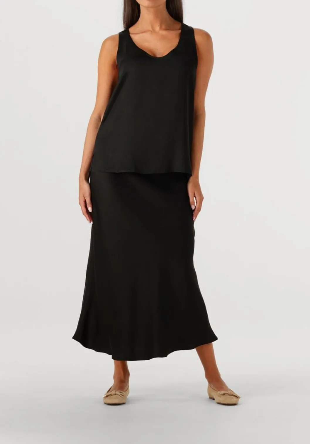 beige stefano lauran ballerina's ss36100