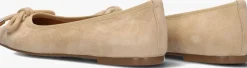 beige stefano lauran ballerina's ss36100