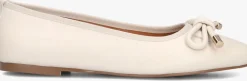 beige stefano lauran ballerina's ss36100