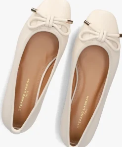 beige stefano lauran ballerina's ss36100