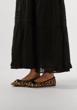 beige stefano lauran ballerina's ss36100