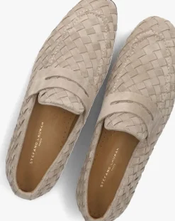 beige stefano lauran loafers 6026