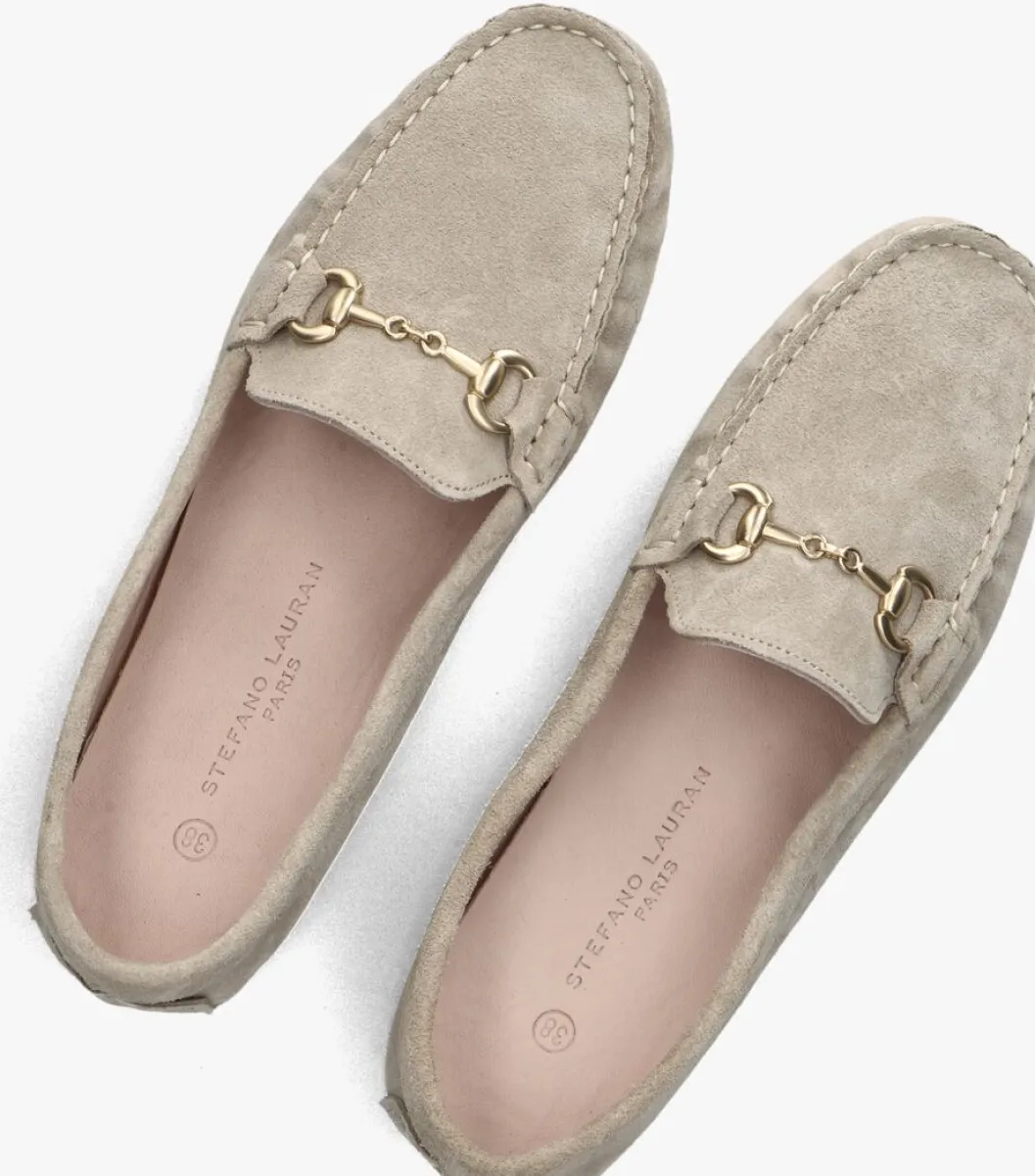 beige stefano lauran mocassins 11733