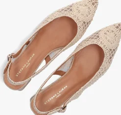 beige stefano lauran slingbacks d24059
