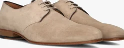 beige stefano lauran veterschoenen s3085.