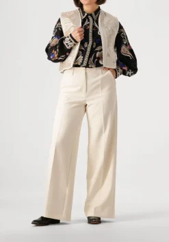 beige summum gilet gilet embroisered