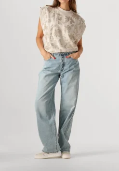 beige summum top sleeveless embellished sweatshirt