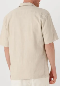 beige the goodpeople casual overhemd slin