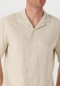 beige the goodpeople casual overhemd slin